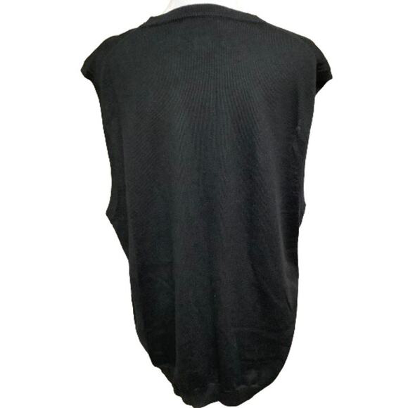 Joseph Abboud Black Merino Wool Men's Vest XL Sleek Comfortable Classic - Picture 3 of 7